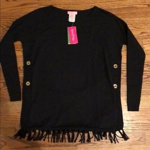 Lilly Pulitzer XXS Romana Sweater in Onyx